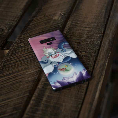 Disney Villains Ursula Ariel and Flounder Galaxy Note 9 Skin