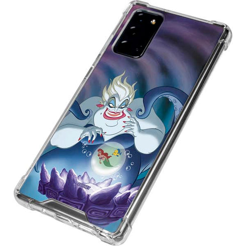 Disney Villains Ursula Ariel and Flounder Galaxy Note20 5G Clear Case