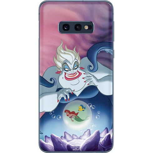 Disney Villains Ursula Ariel and Flounder Galaxy S10e Skin