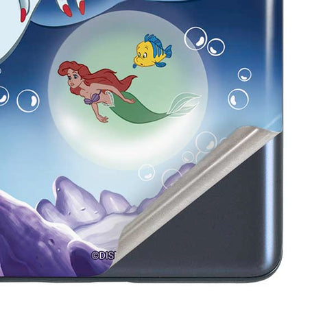 Disney Villains Ursula Ariel and Flounder Galaxy S20 Fan Edition Skin