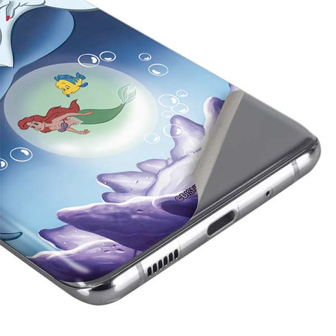 Disney Villains Ursula Ariel and Flounder Galaxy S20 Plus Skin