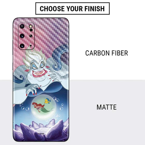 Disney Villains Ursula Ariel and Flounder Galaxy S20 Plus Skin