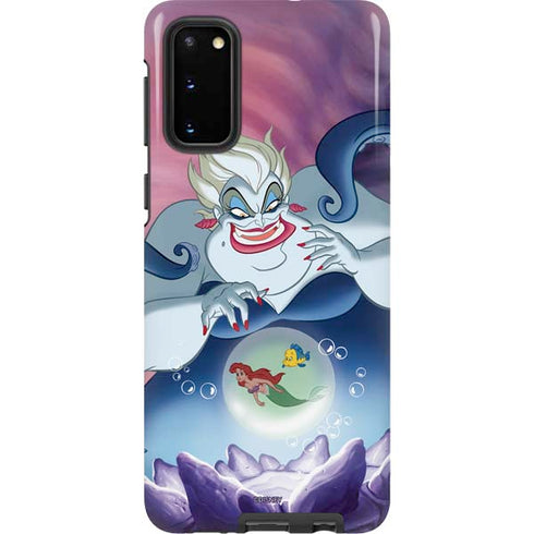 Disney Villains Ursula Ariel and Flounder Galaxy S20 Pro Case