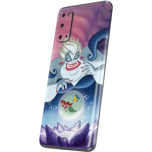 Disney Villains Ursula Ariel and Flounder Galaxy S20 Skin