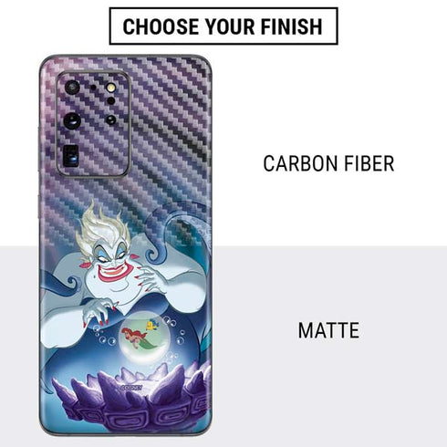 Disney Villains Ursula Ariel and Flounder Galaxy S20 Ultra 5G Skin