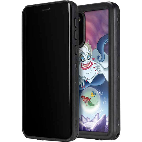 Disney Villains Ursula Ariel and Flounder Galaxy S20 Waterproof Case