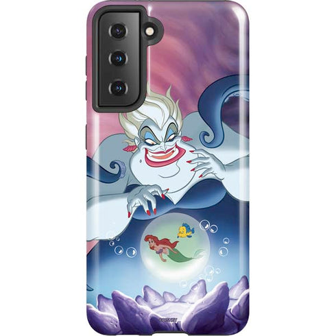 Disney Villains Ursula Ariel and Flounder Galaxy S21 5G Pro Case