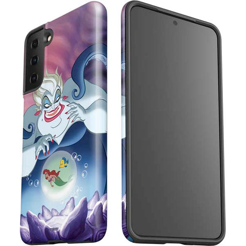 Disney Villains Ursula Ariel and Flounder Galaxy S21 FE Pro Case