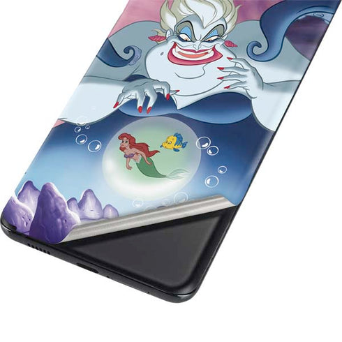 Disney Villains Ursula Ariel and Flounder Galaxy S21 Plus 5G Skin