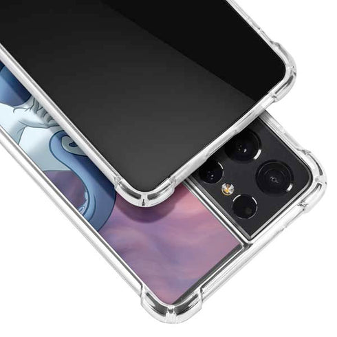 Disney Villains Ursula Ariel and Flounder Galaxy S21 Ultra 5G Clear Case
