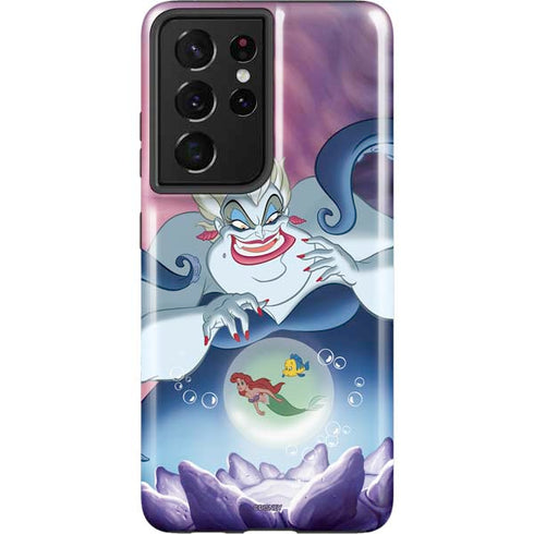 Disney Villains Ursula Ariel and Flounder Galaxy S21 Ultra 5G Pro Case