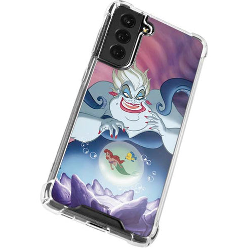 Disney Villains Ursula Ariel and Flounder Galaxy S22 Plus Clear Case
