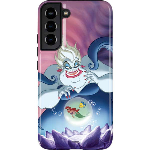 Disney Villains Ursula Ariel and Flounder Galaxy S22 Plus Pro Case