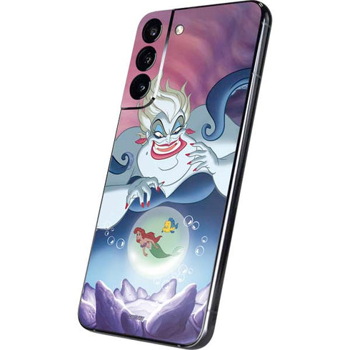 Disney Villains Ursula Ariel and Flounder Galaxy S22 Plus Skin