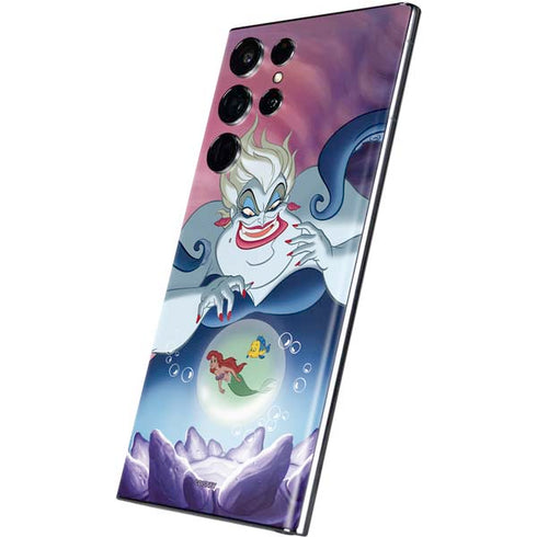 Disney Villains Ursula Ariel and Flounder Galaxy S22 Ultra Skin