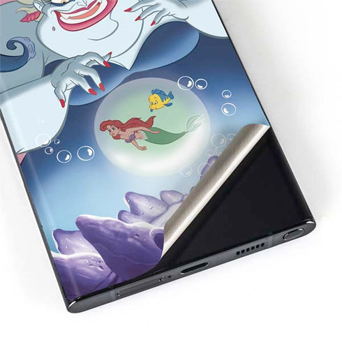 Disney Villains Ursula Ariel and Flounder Galaxy S22 Ultra Skin
