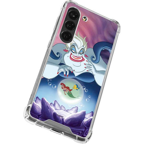 Disney Villains Ursula Ariel and Flounder Galaxy S23 Clear Case