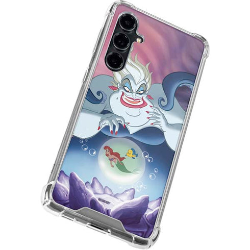 Disney Villains Ursula Ariel and Flounder Galaxy S23 FE Clear Case