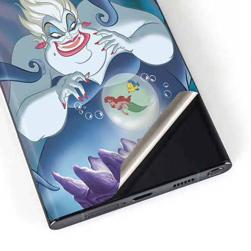 Disney Villains Ursula Ariel and Flounder Galaxy S23 Ultra Skin