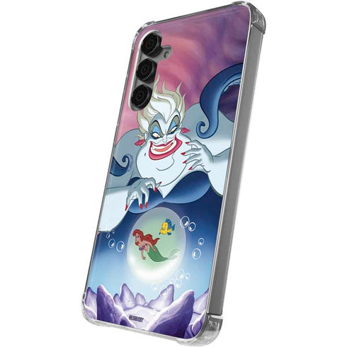 Disney Villains Ursula Ariel and Flounder Galaxy S24 Plus Clear Case