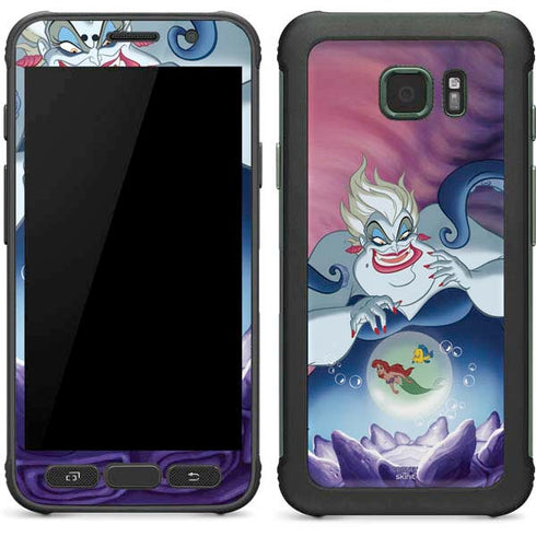 Disney Villains Ursula Ariel and Flounder Galaxy S7 Active Skin