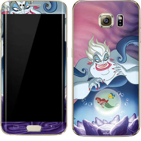 Disney Villains Ursula Ariel and Flounder Galaxy S7 Edge Skin