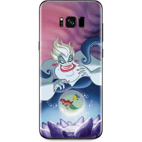 Disney Villains Ursula Ariel and Flounder Galaxy S8 Plus Skin