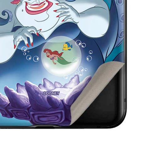 Disney Villains Ursula Ariel and Flounder Galaxy Z Flip Skin