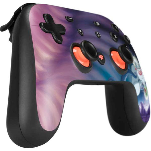 Disney Villains Ursula Ariel and Flounder Google Stadia Controller Skin