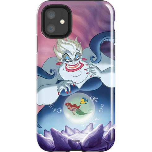 Disney Villains Ursula Ariel and Flounder iPhone 11 Impact Case