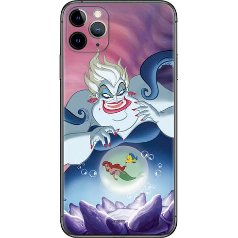 Disney Villains Ursula Ariel and Flounder iPhone 11 Pro Max Skin