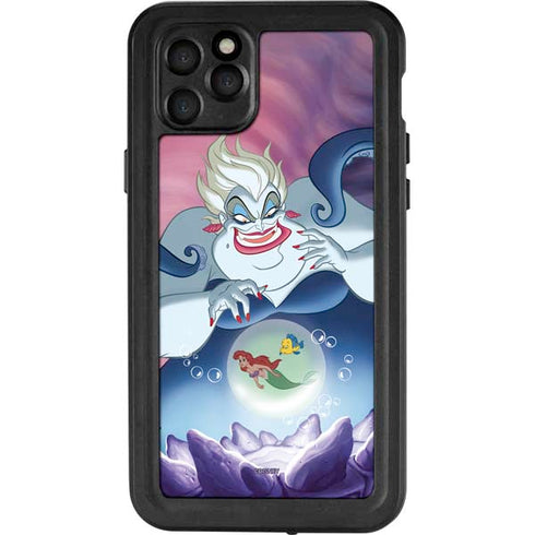 Disney Villains Ursula Ariel and Flounder iPhone 11 Pro Max Waterproof Case
