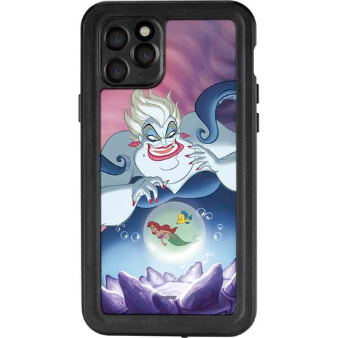 Disney Villains Ursula Ariel and Flounder iPhone 11 Pro Waterproof Case