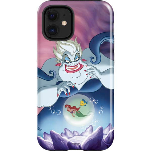 Disney Villains Ursula Ariel and Flounder iPhone 12 Mini Impact Case