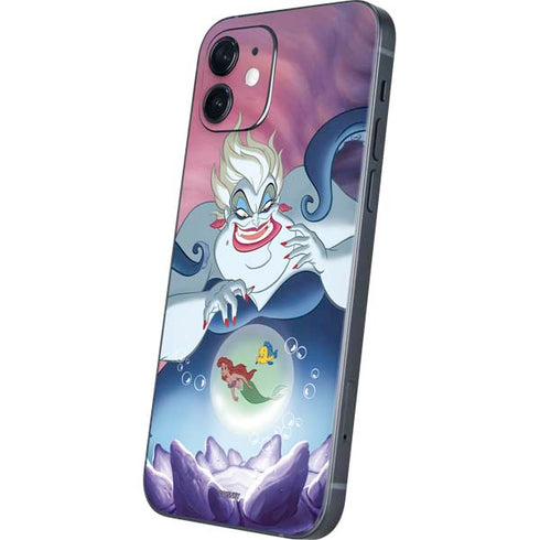 Disney Villains Ursula Ariel and Flounder iPhone 12 Mini Skin