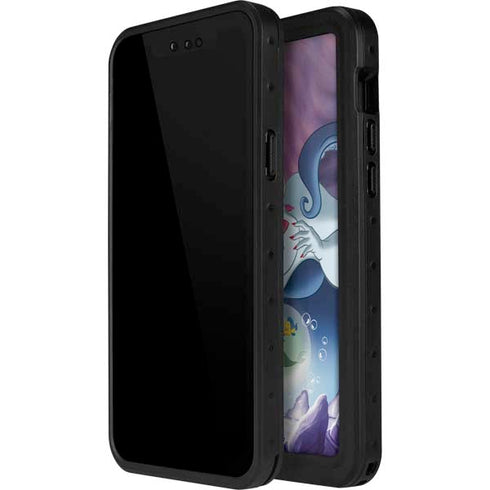 Disney Villains Ursula Ariel and Flounder iPhone 12 Mini Waterproof Case