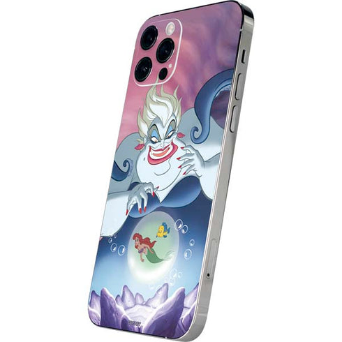 Disney Villains Ursula Ariel and Flounder iPhone 12 Pro Skin