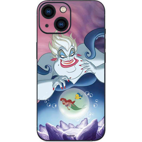 Disney Villains Ursula Ariel and Flounder iPhone 13 Mini Skin