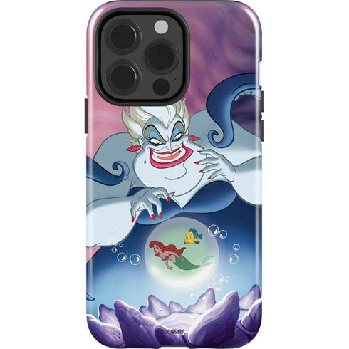 Disney Villains Ursula Ariel and Flounder iPhone 13 Pro Impact Case