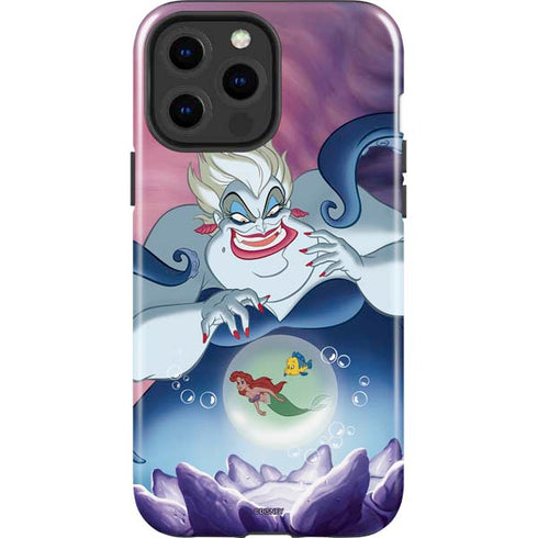 Disney Villains Ursula Ariel and Flounder iPhone 13 Pro Max Impact Case