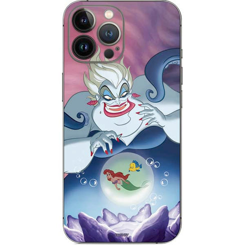 Disney Villains Ursula Ariel and Flounder iPhone 13 Pro Max Skin