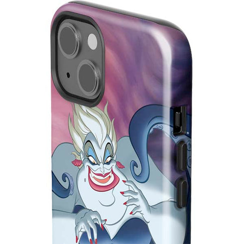Disney Villains Ursula Ariel and Flounder iPhone 15 Plus Impact Case
