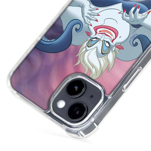 Disney Villains Ursula Ariel and Flounder iPhone 15 Plus MagSafe Case