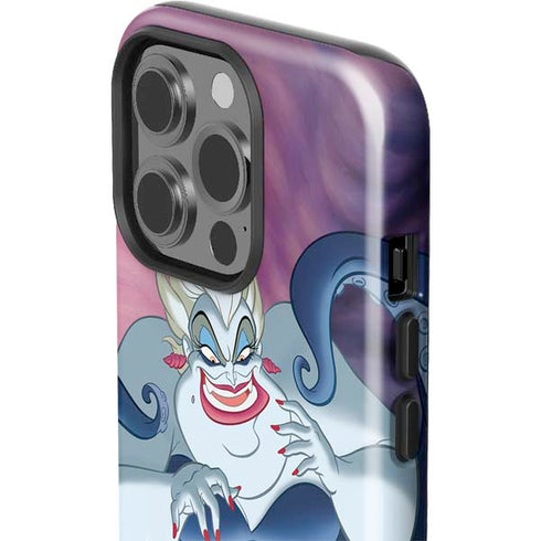 Disney Villains Ursula Ariel and Flounder iPhone 15 Pro Impact Case
