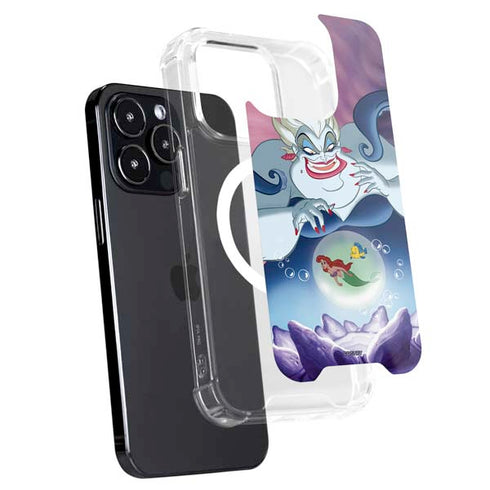 Disney Villains Ursula Ariel and Flounder iPhone 15 Pro MagSafe Case