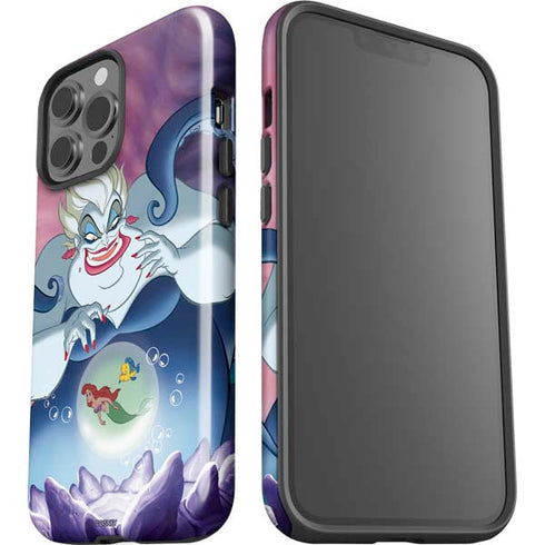 Disney Villains Ursula Ariel and Flounder iPhone 15 Pro Max Impact Case