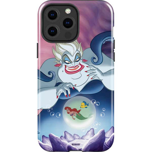 Disney Villains Ursula Ariel and Flounder iPhone 15 Pro Max Impact Case