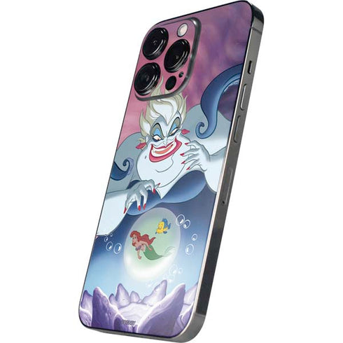 Disney Villains Ursula Ariel and Flounder iPhone 14 Pro Max Skin