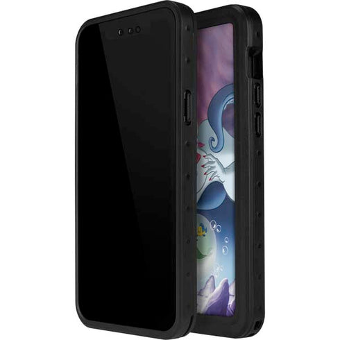 Disney Villains Ursula Ariel and Flounder iPhone 15 Waterproof Case