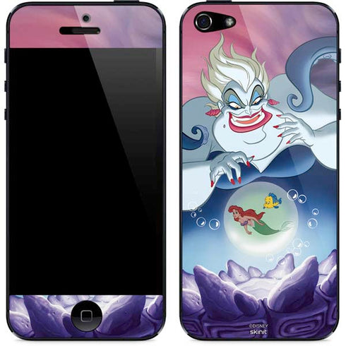 Disney Villains Ursula Ariel and Flounder iPhone 5/5s/5SE Skin